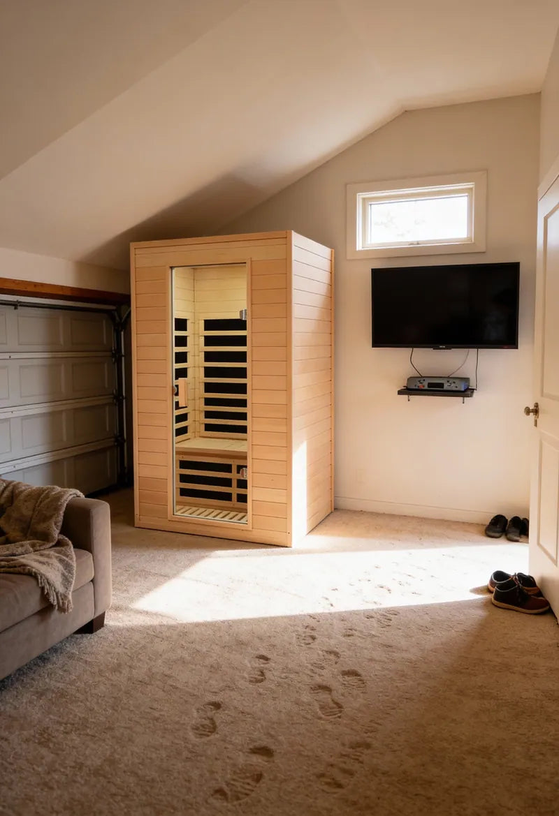 Customer sauna installation
